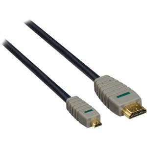 Bandridge Micro HDMI - HDMI kabel - versie 1.4 (4K 30Hz) / zwart - 2 meter