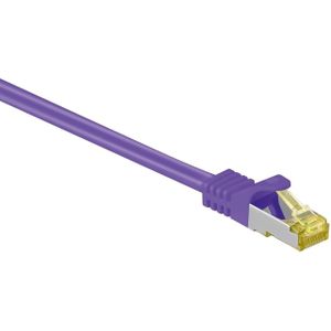 S/FTP CAT7 10 Gigabit netwerkkabel / paars - LSZH - 0,50 meter