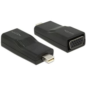 Premium Mini DisplayPort 1.2 naar VGA adapter / zwart