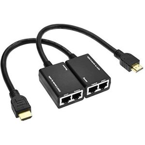 HDMI verlenger over 2 netwerkkabels - 30 meter (Full HD)