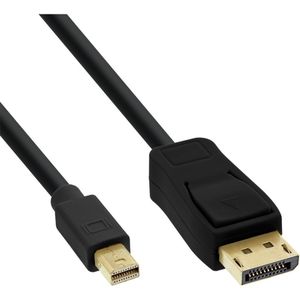 Mini DisplayPort - DisplayPort kabel - versie 1.2 (4K 60 Hz) - bi-directioneel / zwart - 3 meter