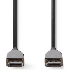 Nedis DisplayPort Active Optical Cable (AOC) - versie 1.4 (5K/8K 60Hz) / zwart - 50 meter