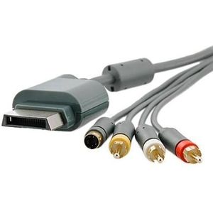 Composiet en S-VHS AV kabel voor XBOX 360 - 1,5 meter