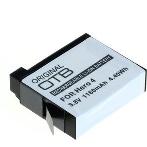 Camera accu compatibel met GoPro Hero4 - vervangt AHDBT-401 / 1160 mAh