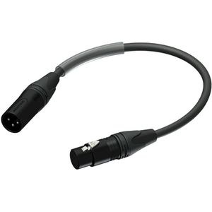 Procab / Neutrik PLP150 3-pins XLR (m) - 5-pins XLR (v) DMX adapter - 0,25 meter