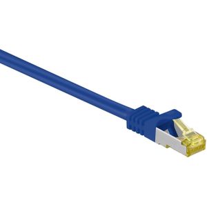 S/FTP CAT7 10 Gigabit netwerkkabel / blauw - LSZH - 1 meter