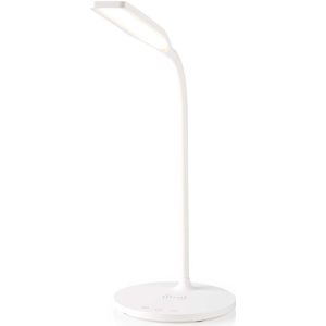 Nedis bureaulamp met draadloze Qi lader | 15W | wit