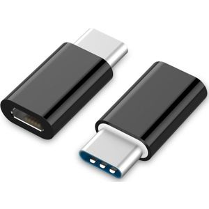 USB-C (m) - USB Micro B (v) adapter - USB2.0 / zwart