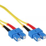 SC Duplex Optical Fiber Patch kabel - Single Mode OS2 - 15 meter