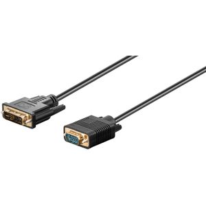 Premium DVI-A naar VGA kabel / zwart - 2 meter