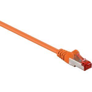 S/FTP CAT6 Gigabit netwerkkabel / oranje - LSZH - 30 meter