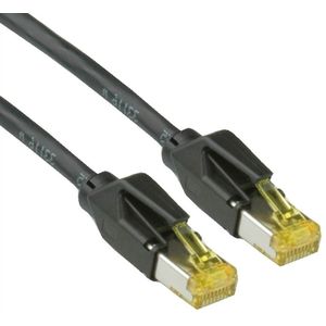 Draka UC900 premium S/FTP CAT6a 10 Gigabit netwerkkabel / zwart - 2 meter