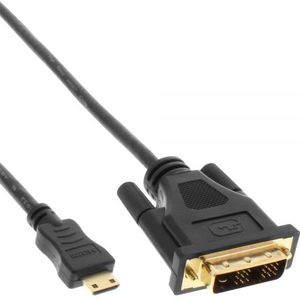 Mini HDMI naar DVI-D Single Link kabel / zwart - 2 meter