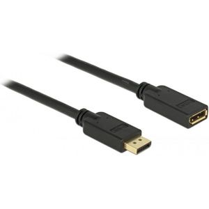 Premium DisplayPort verlengkabel - versie 1.2 (4K 60Hz) / zwart - 3 meter