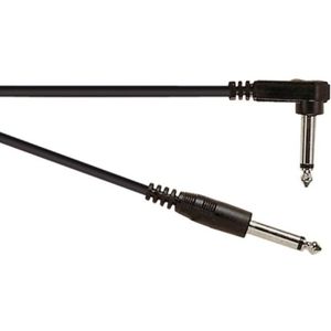 6,35mm Jack mono audio kabel - haaks - 3 meter