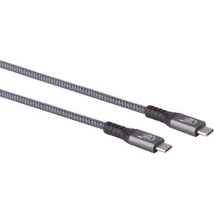 Premium USB-C naar USB-C kabel - USB4 (tot 40 Gbit/s) - PD3.1 tot 240W - video tot 8K 60Hz / zwart - 2 meter