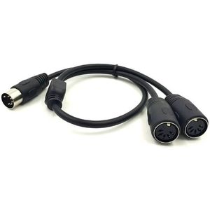 DIN 5-pins audio splitter | 0,50 meter