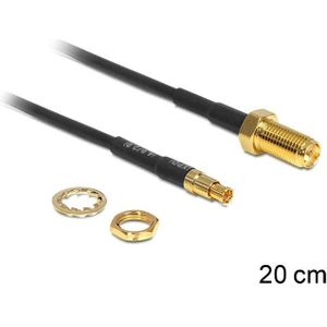 RP-SMA (v) - TS9 (m) kabel - 0,20 meter