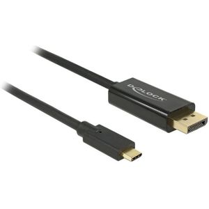 Premium USB-C naar DisplayPort kabel met DP Alt Mode (4K 60 Hz) / zwart - 3 meter