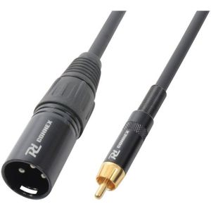 PD Connex 1x XLR (m) - 1x RCA (m) audiokabel - 8 meter