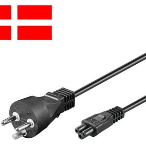 Denemarken stroomkabel met C5 plug - zwart - 2 meter