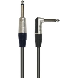 NJS/Rean Professional 6,35mm Jack mono kabel | haaks - 3 meter