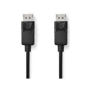 DisplayPort-Kabel | DisplayPort Male | DisplayPort Male | 4K@60Hz | Vernikkeld | 3.00 m | Rond | PVC | Zwart | Doos