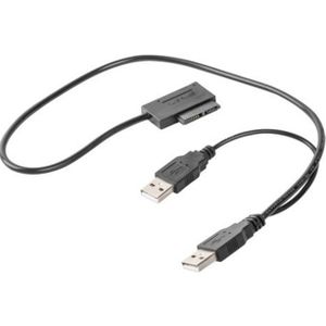Cablexpert USB2.0 naar Slim SATA converter - 0,50 meter