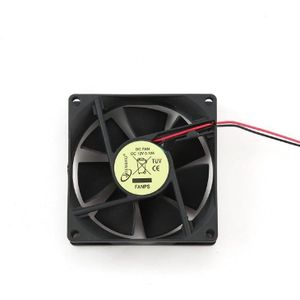 PSU ventilator (case fan) voor in de PC met glijlager - 80 x 80 x 25 mm