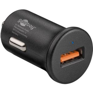 Goobay USB autolader met 1 poort - Quick Charge 3.0 - 3A / zwart