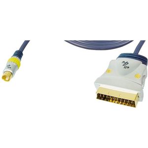 Premium S-VHS (m) - Scart (m) kabel - 3 meter