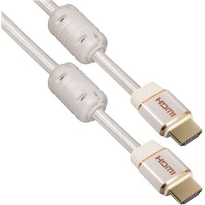 Premium HDMI kabel - versie 2.0 (4K 60Hz + HDR) / wit - 1,5 meter