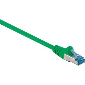 S/FTP CAT6a 10 Gigabit netwerkkabel / groen - LSZH - 7,5 meter