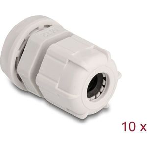 Kabelwartel | M12 | 3-6,5 mm | IP68 | grijs | 10 stuks