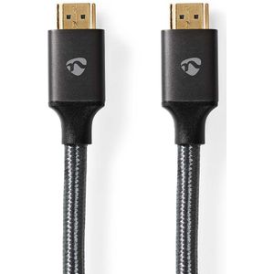 Nedis Premium HDMI kabel - HDMI2.0 (4K 60Hz + HDR) / zwart - 2 meter