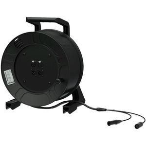 Procab / Neutrik PRX222 2x XLR (m) - 2x XLR (v) audiokabel op haspel - 50 meter
