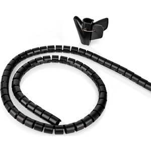 Nedis cable eater kabelslang met rijgtool - 13-16 mm / 2m / zwart