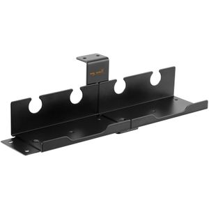 Kabelorganizer - Montage onder tafel of bureaublad - 0,3 meter - Zwart