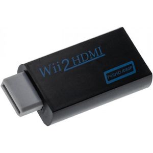 HDMI adapter geschikt voor Nintendo Wii / zwart