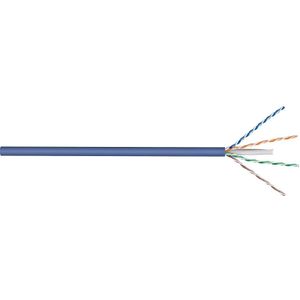 Wentronic CAT6A Netwerkkabel - Zonder connector - Blauw - 50 m