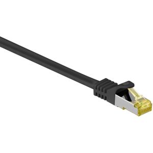 S/FTP CAT7 10 Gigabit netwerkkabel / zwart - LSZH - 5 meter