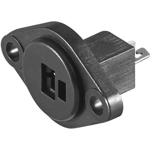 2-pins DIN inbouw luidspreker connector (v) / paneel montage
