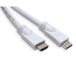 HDMI kabel - versie 1.4 (4K 30Hz) - CCS aders / wit - 5 meter
