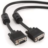 Premium VGA monitor kabel met ferriet kernen - CU koper aders / zwart - 1,8 meter