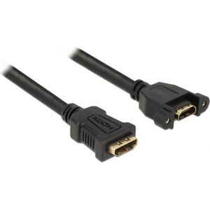 HDMI (v) - HDMI (v) koppelstuk / inbouw - versie 1.4 (4K 30Hz) - 1 meter