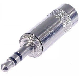 REAN NYS231 3,5mm Jack (m) connector - metaal - 3-polig / stereo