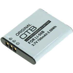 OTB Camera accu compatibel met o.a. Olympus Li-50B / 700 mAh