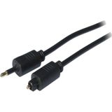 Digitale optische Mini Toslink - Toslink audio kabel - 4mm - 5 meter