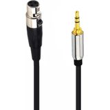 Mini XLR (v) - 3,5mm Jack (m) audiokabel - 0,50 meter