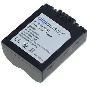 Camera accu compatibel met Leica BP-DC5 en Panasonic CGA-S006, CGR-S006 en DMW-BMA7 - 750 mAh